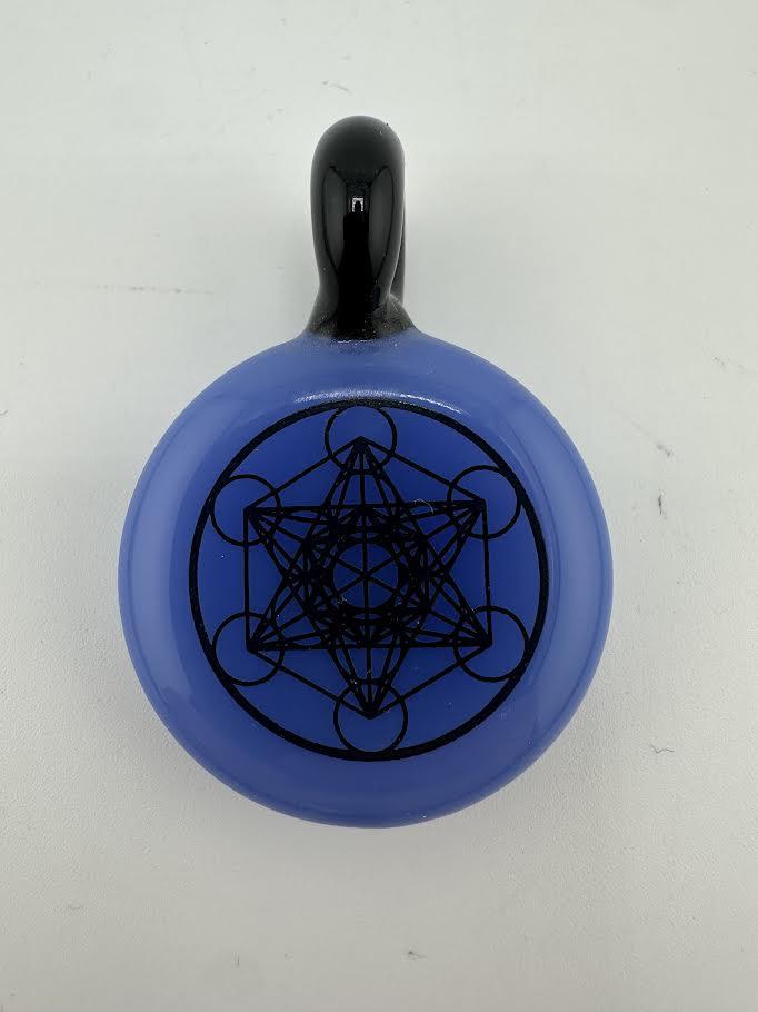 Highgrade Glass Pendant - Sacred Geometry