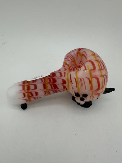 Filla John Glass Hand Pipe - Simple Colorful Dragon