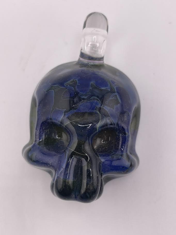 Tim Doane Glass -  Skull Pendant