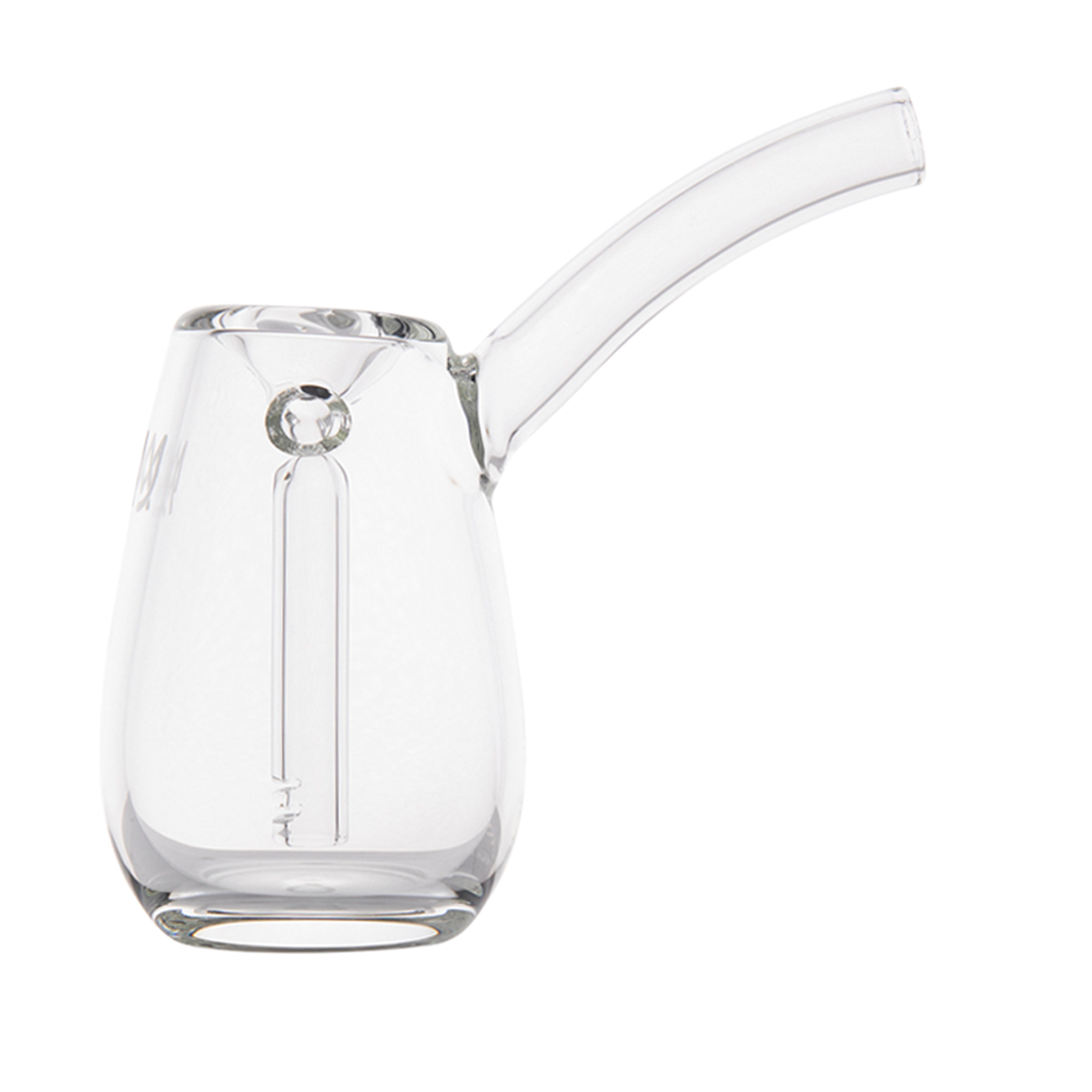 MJ Arsenal Flower Bubbler - Bulb made of 100% borosilicate glass, compact and portable design for water filtration.