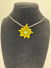 Pablos Glass Flower Pendants