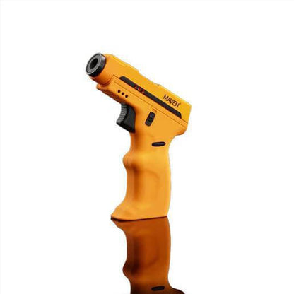 Maven Model K2 Butane Torch in orange, showcasing a sleek design for culinary and DIY use.