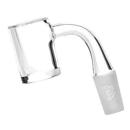 Bear Quartz 25mm Flat Bottom Quartz Banger with 14mm and 10mm connectors for an efficient dabbing experience.