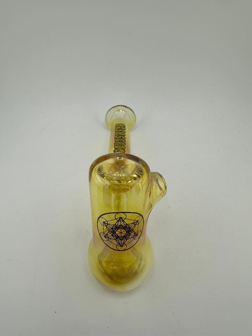 Highgrade Glass Flower Bubbler - Simple Sacred Geometry