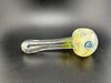 Filla John Glass Full Color Large Bowl Spoon Pipe with spiral detail, handcrafted in Spokane, WA.