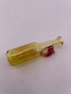 Brando Glass Onie / Chillum Pipe - Fumed Bottle w/ Color Handle