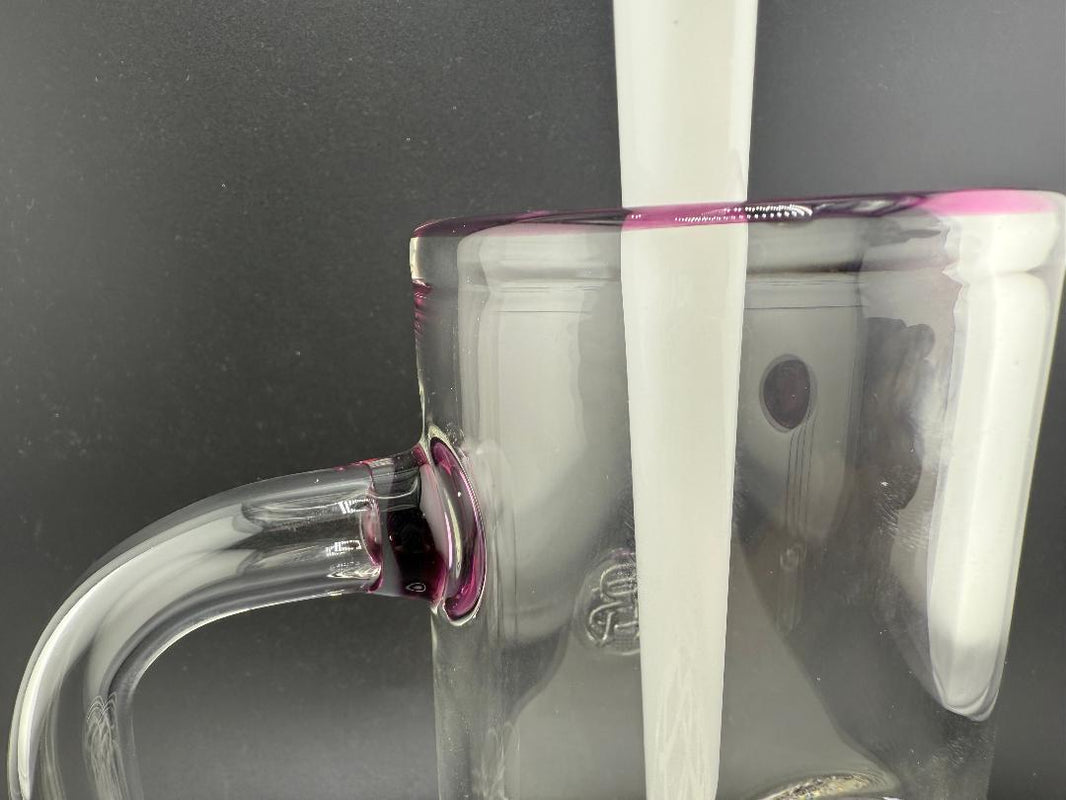 SurfRat Glass Quartz Banger Mug W Color Accents