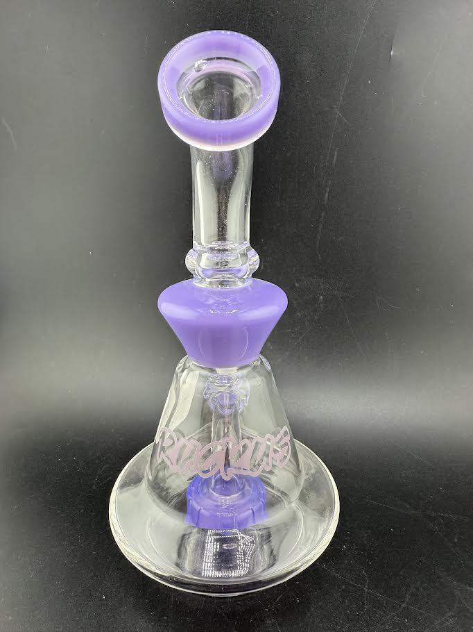 Ruckus Glass Purple Bent Neck Rig 14mm 90°