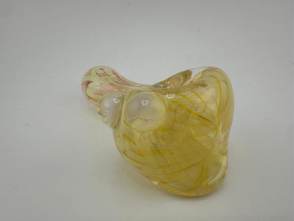 Elbow Tim Glass Dry Pipe - Inside Out Pipe Fumed