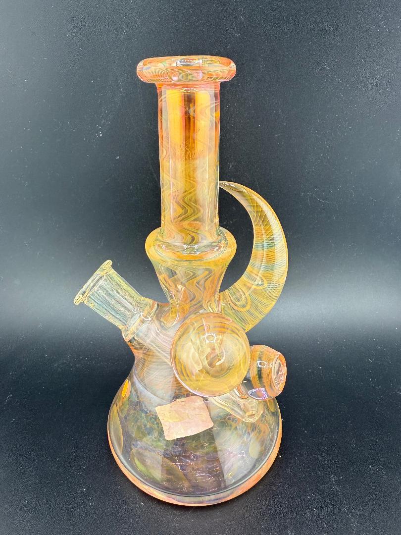 Brando Glass Heavy Fumed Beaker Dots 10mm 45°