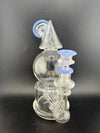 HWY Glass 9" Inline Bulb 14mm 90°