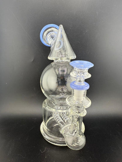 HWY Glass 9" Inline Bulb 14mm 90°