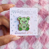 Wildflower Co. Teddy Bear Enamel Pin