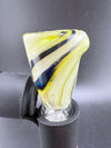 Paulson Pieces Puffco Pivot Glass Replacement Top W/ Auto Spinning Pearl Feature - Green Frit Fade