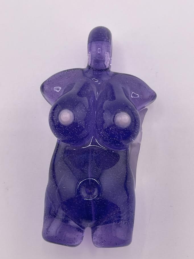 Tim Doane Glass Pendant -  Lady figure