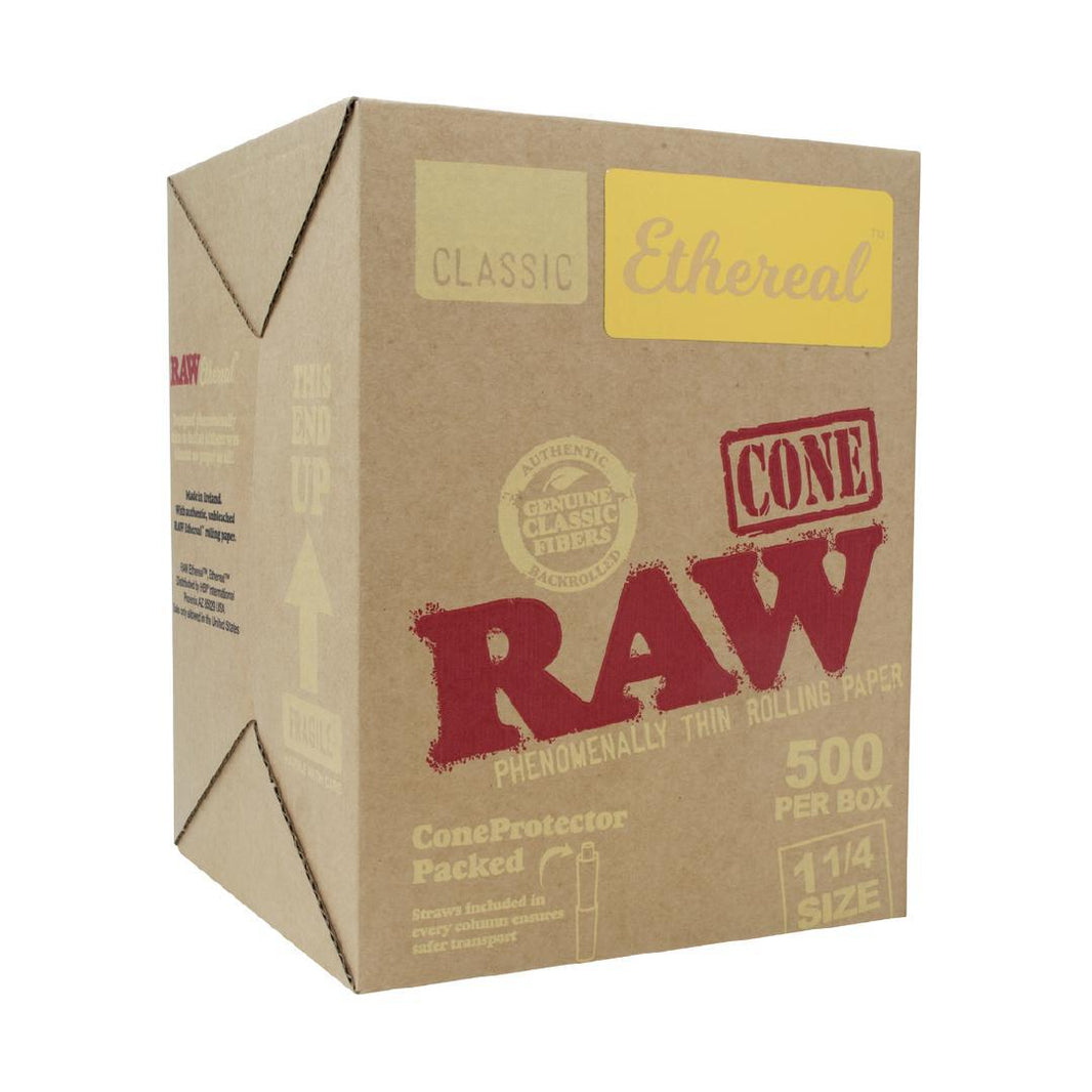 RAW Rolling Papers Ethereal Cones 1 1/4 500ct