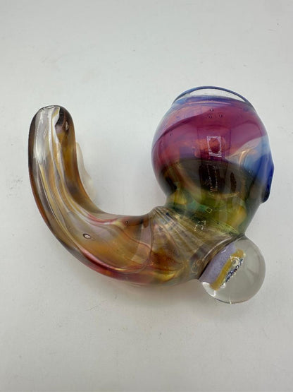 Dunnright Glass Sherlock Pipe - Multi Colored