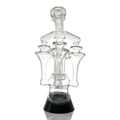 Iridescent Glass Puffco Peak Attachment Glass Replacement - TriBr displayed against a white background.