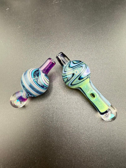 HighGrade Glass Opal Wig Wag Bubble Cap