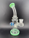 Crondo Glass Banger Hanger w/ Green Lip Wrap 14mm 90°