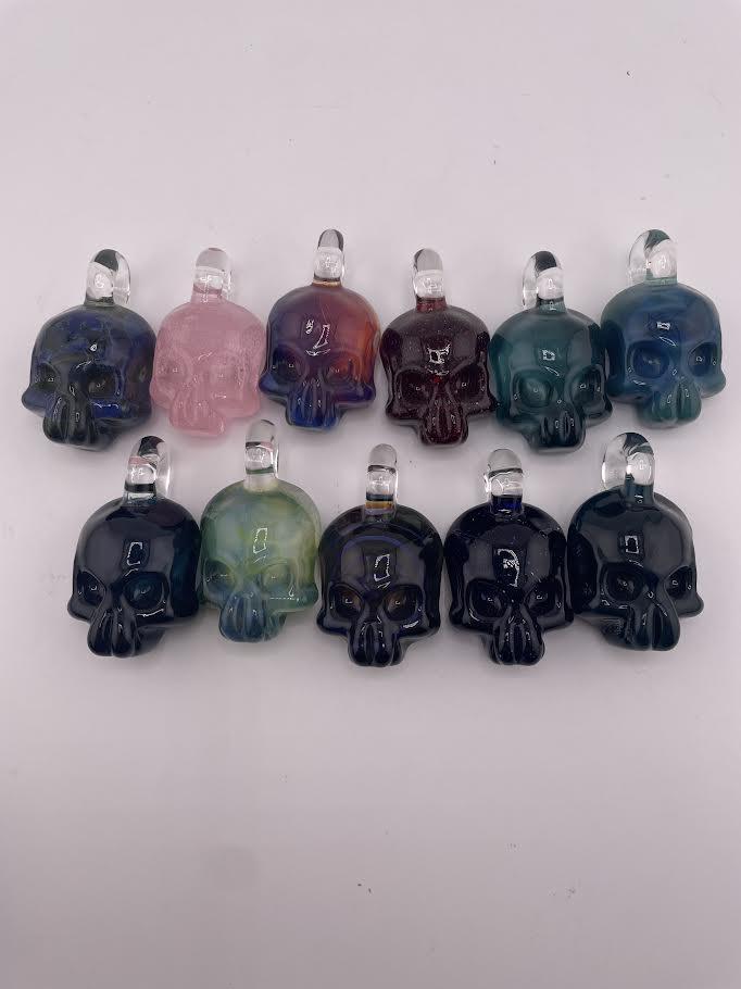 Tim Doane Glass -  Skull Pendant