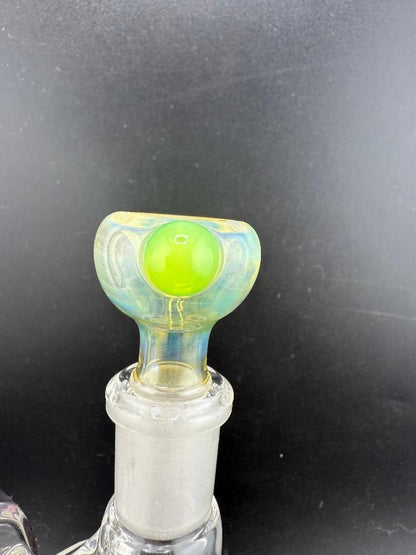 Highgrade Glass Single Color Fumed 14mm Bowl piece