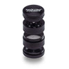 Santa Cruz Shredder 4-Piece Medium Grinder in black aluminum, ideal for precision herb grinding and durability.