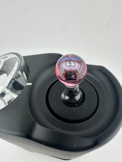 Paulson Pieces Dr. Dabber Switch GO Joystick Carb Cap – Clear with Millie Images