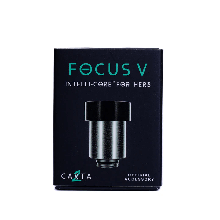 Focus V Carta 2 Intelli-Core™ for herb, featuring advanced thermal consistency and flavor enhancement.