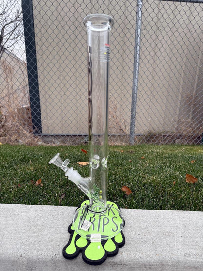 ROOR Glass 18" Straight Tube 45x5mm Thick - Gold Logo