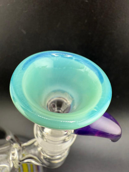 Highgrade Glass Teal Martini 14mm Bowl