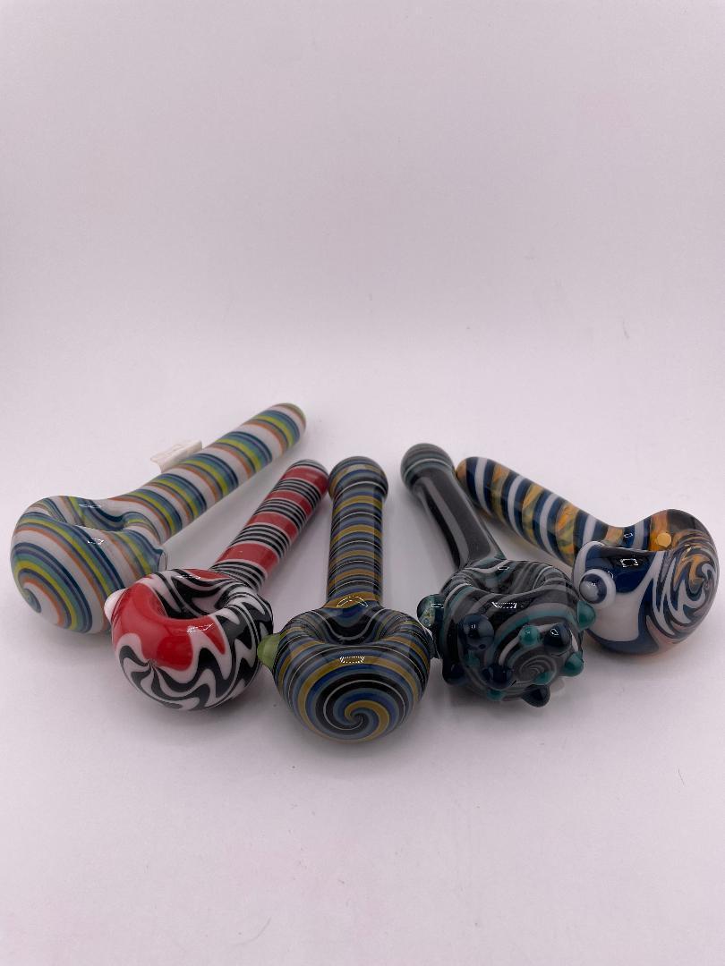 Filla John Glass Dry Pipe -  Full Wig Wag