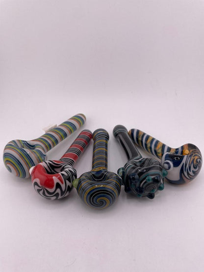 Filla John Glass Dry Pipe -  Full Wig Wag