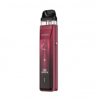 Vaporesso XROS Pro pod vape in red with adjustable power and AXON Super Pulse mode.