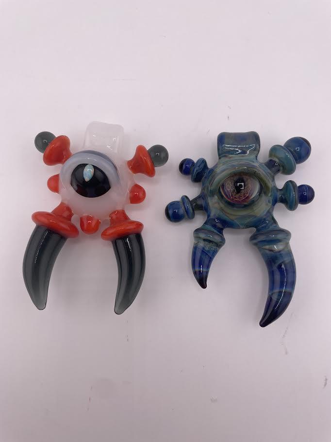 Tim Doane Glass Pendant / Necklace -  Alien6