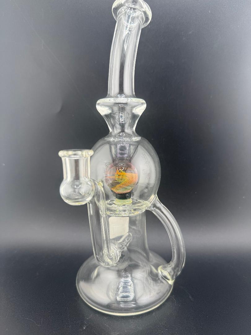 Brando Glass Clear Blooper Rig w/ Marble 10mm 90°