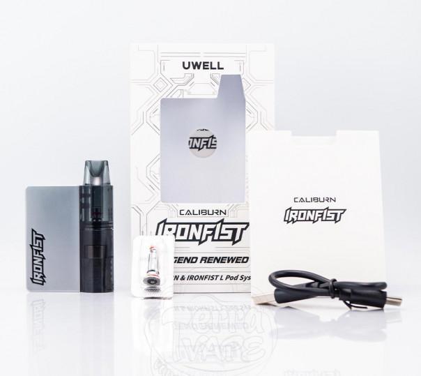 Uwell Caliburn Ironfist L Kit - Metallic Silver