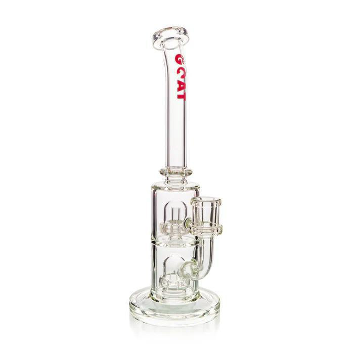 Lucky Goat Lucky Goat 12" Rockies Double UFO Clear Rig 14mm 90°