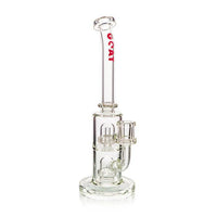 Lucky Goat Lucky Goat 12" Rockies Double UFO Clear Rig 14mm 90°