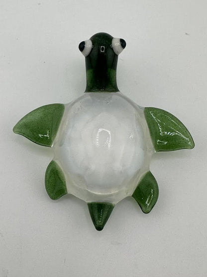 Tim Doane Glass Pendant - Dichro Turtle