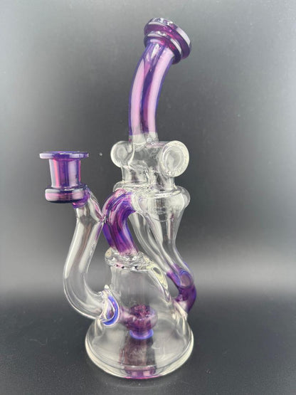 Domer Glass Domer Double Recycler Purple 10mm 90°