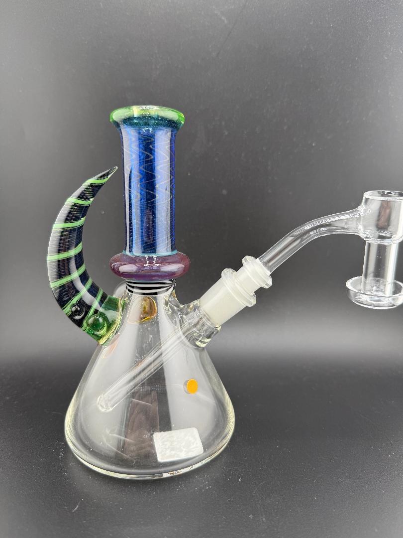 Brando Glass UV  Worked Mini Tube 10mm 45°