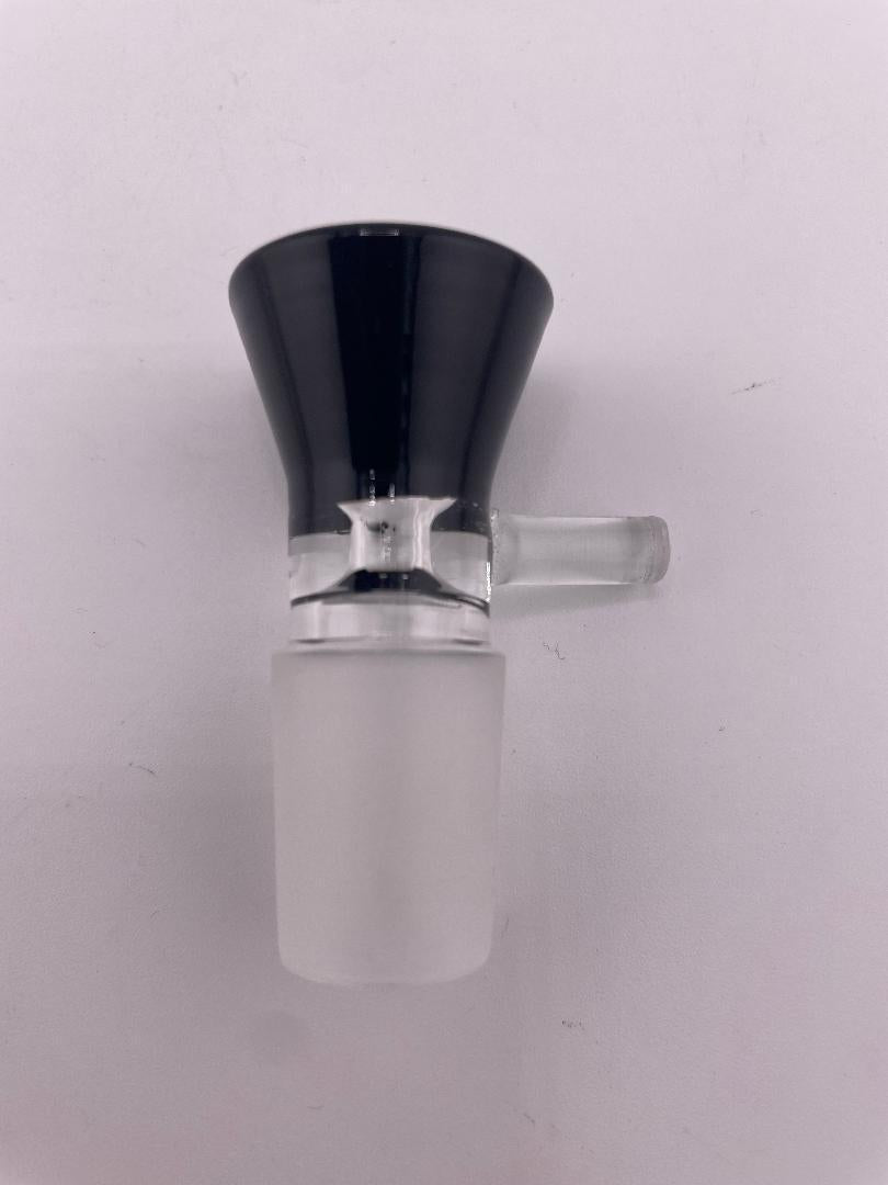 Import Glass 18mm Bowl / Slide - Colored Funnel w/ Handle