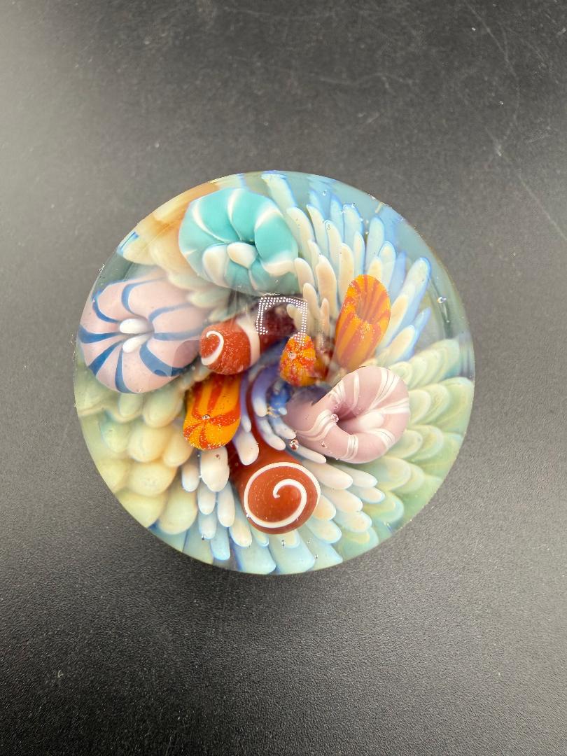 Brando Glass Marble - Sea Life Implosion 1.5"