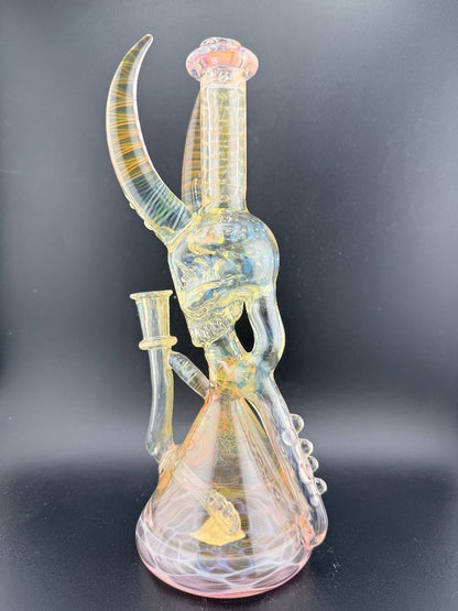Brando Glass Fumed Skull Rig 10mm 90°