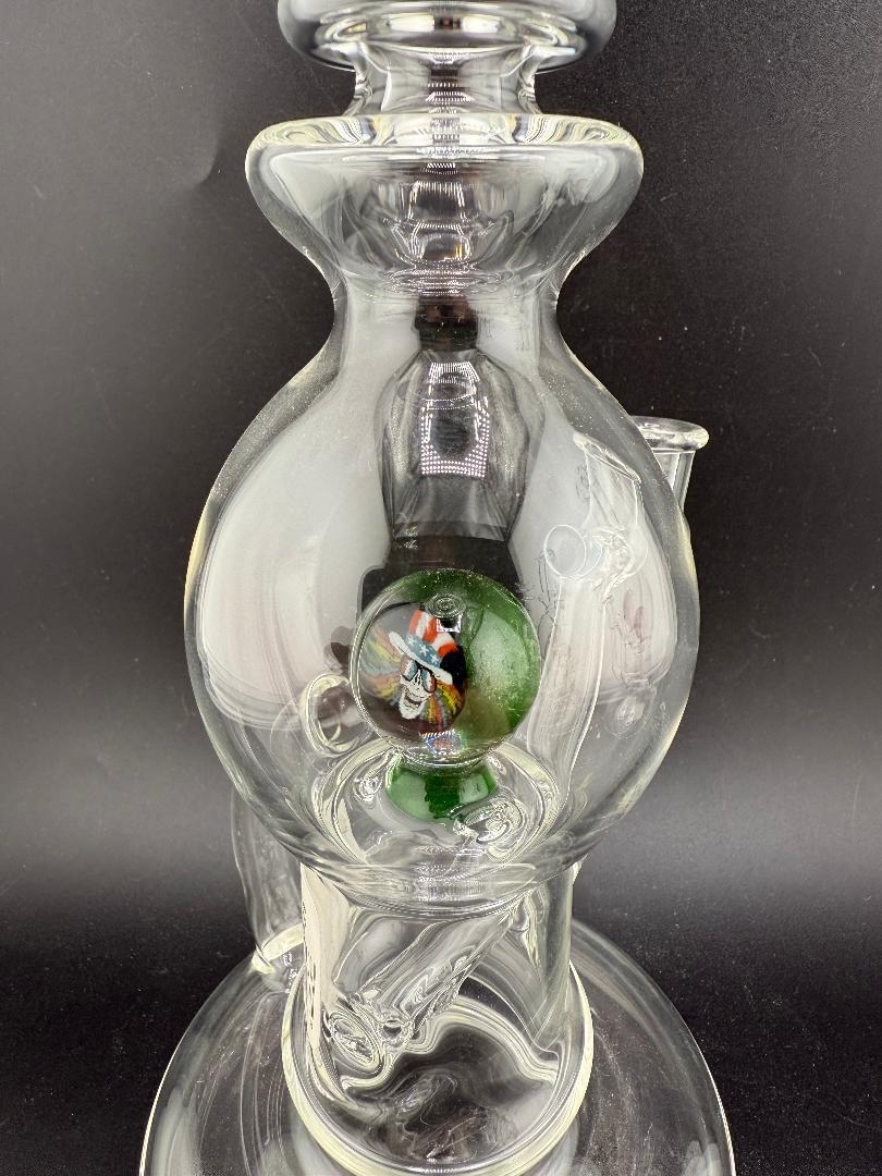 Brando Glass Clear Blooper Rig w/ Marble 10mm 90°