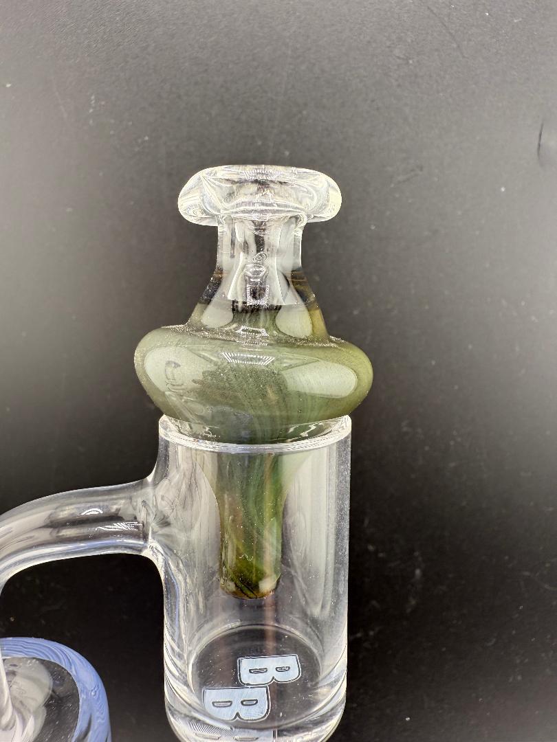 Fixed On Flow Glass Half Color Space Tech Bubble Cap