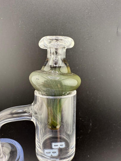 Fixed On Flow Glass Half Color Space Tech Bubble Cap