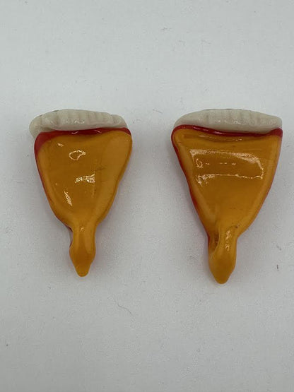 Cheese Pizza Glass Pendant - Unknown Artist