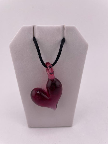 Kt Scissor Baby Glass Pendant - Hearts